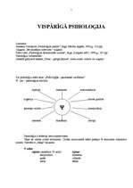 Konspekts 'Vispārīgā psiholoģija', 1.