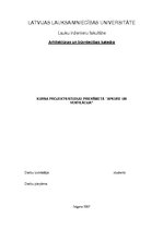 Paraugs 'Kursa projekts studiju priekšmetā "Apkure un ventilācija"', 1.