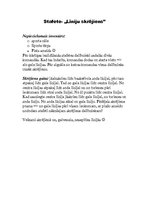 Konspekts 'Stafete - līniju skrējiens', 1.