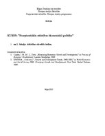 Eseja 'Attīstības stāvoklis šodien', 1.