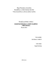 Referāts 'Elektroenerģijas audits Babītes vidusskolā', 1.