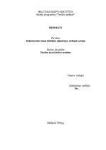 Referāts 'Robežsardzes loma Iekšlietu ministrijas sistēmā Latvijā', 1.