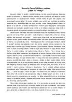 Eseja 'Recenzija Daces Rukšānes romānam „Kāpēc Tu raudāji?”', 1.