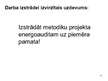Prezentācija 'Dzīvojamās mājas projekta novērtējums pēc energoefektivitātes', 3.