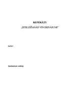 Referāts 'Iesildīšanās vingrinājumi', 1.