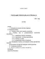Referāts 'Tiesājamā procesuālais stāvoklis', 1.
