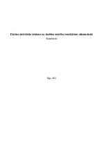 Diplomdarbs 'Fizisko aktivitāšu ietekme uz skolēnu mācību rezultātiem sākumskolā', 1.