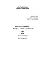 Eseja 'Ražotāju un patērētāju mijiedarbība', 1.