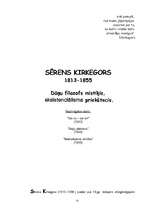 Referāts 'A.Šopenhauers un S.Kirkegors - iracionālisma filosofijas pamatlicēji', 13.
