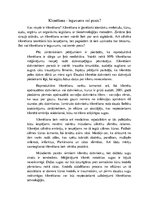 Eseja 'Klonēšana - ieguvums vai posts?', 1.