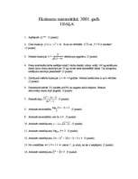 Konspekts 'Eksāmens matemātikā', 1.