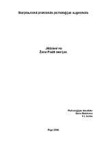 Konspekts 'Jēdzieni no Žana Piažē koncepcijas', 1.