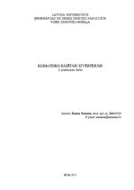 Referāts 'Klimatisko rādītāju izvērtējums Zīlānos', 1.