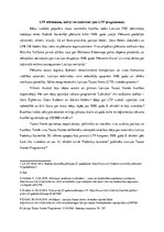 Eseja 'LTF dibināšana, mērķi un uzdevumi (pēc LTF programmas)', 1.