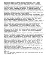 Eseja 'Organizational Behavior', 1.