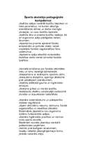 Konspekts 'Sporta skolotāja pedagoģiskā kompetence', 1.