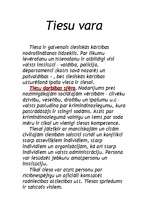 Konspekts 'Tiesu vara', 1.