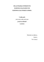 Konspekts 'Ievads žurnālistikā - žurnālistikas nākotne digitālajā vidē', 1.