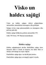 Konspekts 'Visko un haldex sajūgi', 1.