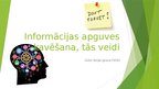Prezentācija 'Informācijas apguves kavēšana, tās veidi', 1.