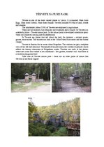 Konspekts 'Tervete Nature Park', 1.