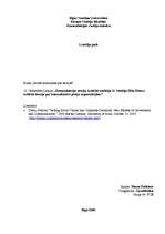 Konspekts 'Komunikācijas teoriju kritiskā tradīcija', 1.