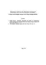 Eseja 'Ievads ideoloģijas koncepta vēsturē. Pieejas ideoloģiju pētīšanai', 1.