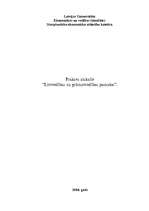 Prakses atskaite 'Lietvedības un grāmatvedības pamati', 1.