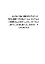 Referāts 'Vācijas kancleres Angelas Merkeles tēls Latvijas digitālo mediju rakstos sakarā ', 1.