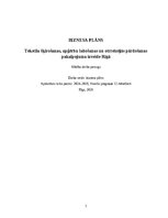 Biznesa plāns 'Tekstila šķirošanas, apģērbu labošanas un otrreizējās pārdošanas pakalpojuma izv', 1.