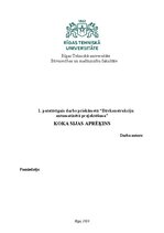 Referāts 'Koka sijas aprēķins', 1.