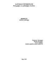 Referāts 'Attīstības psiholoģija', 1.