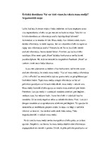 Eseja 'Kritiskā domāšana: Vai var ticēt visam, ko raksta masu mediji?', 1.