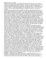 Eseja 'Managing Conflict in Teams', 1.