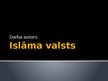 Prezentācija 'Islāma valsts', 1.