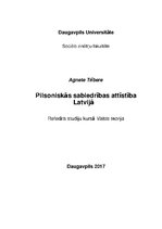 Referāts 'Pilsoniskās sabiedrības attīstība', 1.
