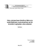 Referāts 'Jūru, okeānu loma biosfēras līdzsvara nodrošināšanā', 1.