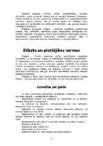 Referāts 'Etiķete. Uzvedības normas', 3.