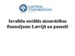 Prezentācija 'Invalīdu sociālās aizsardzības finansējums Latvijā un pasaulē', 1.