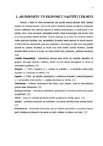 Referāts 'Pārtikas produktu importa un eksporta analīze', 4.