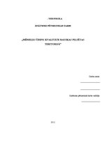 Referāts 'Mēmeles ūdens kvalitāte Bauskas pilsētas teritorijā', 1.