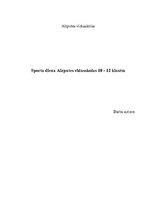 Konspekts 'Sporta diena Aizputes vidusskolas 10. - 12.klasēm', 1.