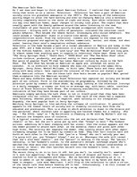 Eseja 'The American Talk Show.', 1.