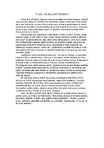 Eseja 'Tu esi, cik šai brīdī! Neatliec!', 1.