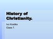 Prezentācija 'History of Christianity', 1.