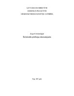 Eseja 'Kriminālo profesiju raksturojums', 1.