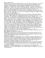 Eseja 'Haemophilia', 1.