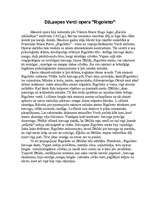 Eseja 'Džuzepes Verdi opera "Rigoleto"', 1.