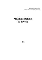 Referāts 'Mūzikas ietekme uz cilvēku', 1.
