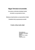 Paraugs 'Uzskaites sistēma kadru daļai', 1.